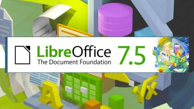 LibreOffice_75_001 kancelářský balík LibreOffice 7.5 Community stažení download
