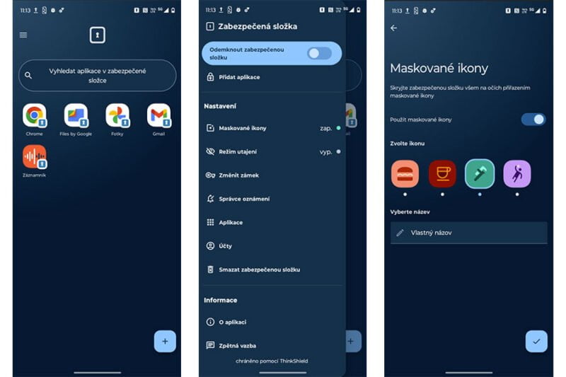 Motorola Moto Secure zabezpečení aplikace