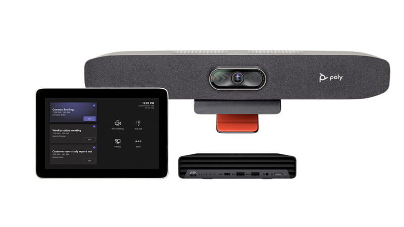 Poly Room Kit a HP Mini Conferencing PC