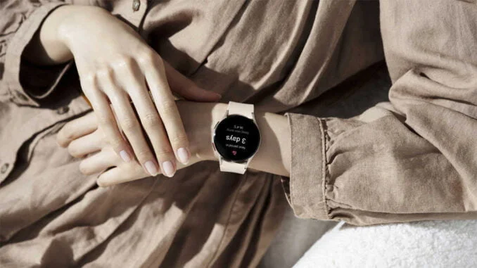 chytré hodinky Samsung Galaxy Watch5 menstruační cyklus aplikace