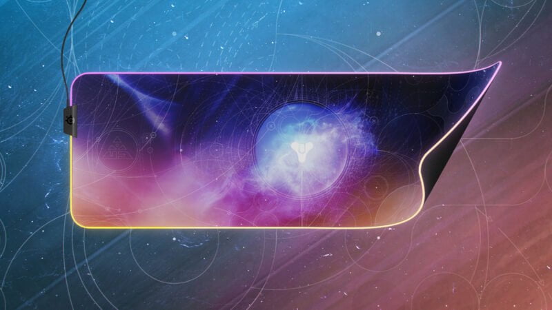 podložka SteelSeries QcK Prism XL Destiny 2: Ligthfall Edition