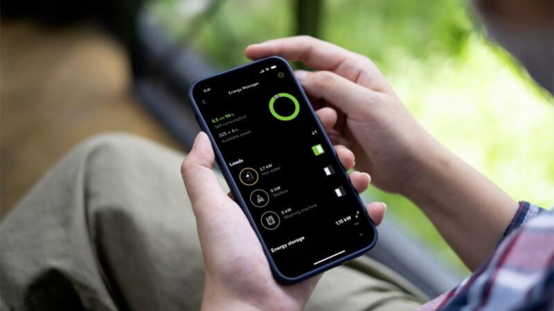 Loxone aplikace Energy Monitor