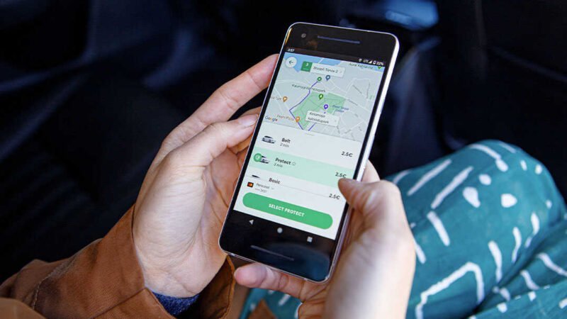 Bolt přeprava autem služba umělá inteligence aplikace AI