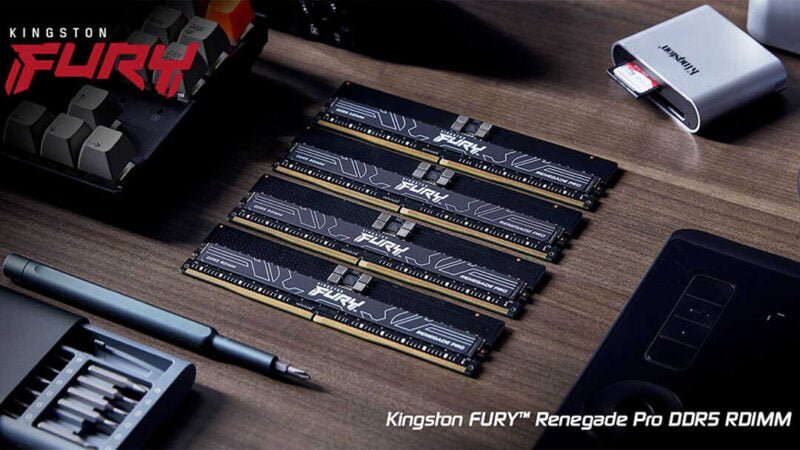 paměti Kingston FURY Renegade Pro DDR5 RDIMM