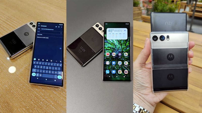 koncept telefon s rolovatelným displejem motorola rizr rollable 312 labs