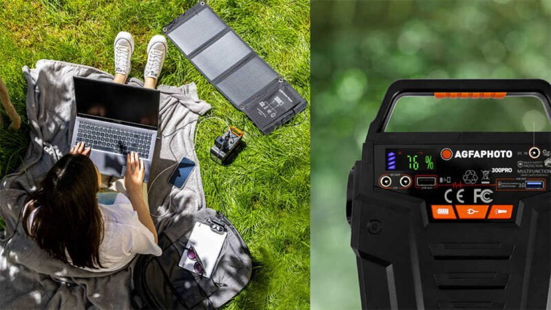 solární nabíjecí stanice powerbanka AgfaPhoto Powercube 100PRO 300PRO cena