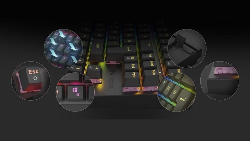 Mechanická klávesnice Genesis Thor 303 TKL Silent Switch cena