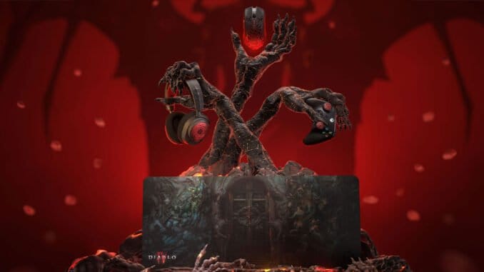 SteelSeries_DiabloIV_001 herní příslušenství myš sluchátka podložka SteelSeries Diablo IV cena