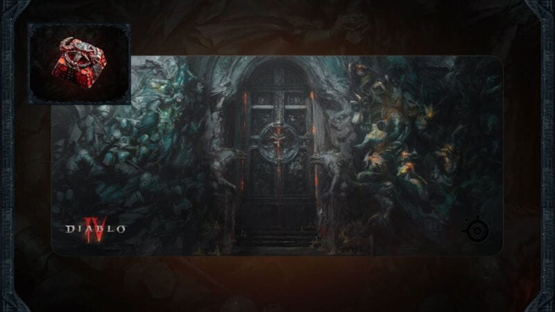 herní příslušenství myš sluchátka podložka SteelSeries Diablo IV cena
