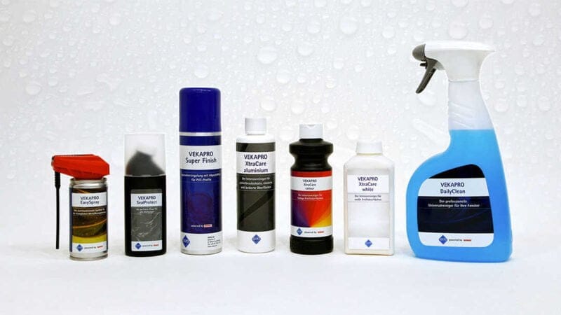 VEKAPRO čisticí prostředky plastová okna dveře cena jarní úklid