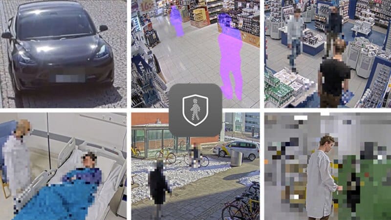 maskování SPZ aplikace kamera AXIS Live Privacy Shield