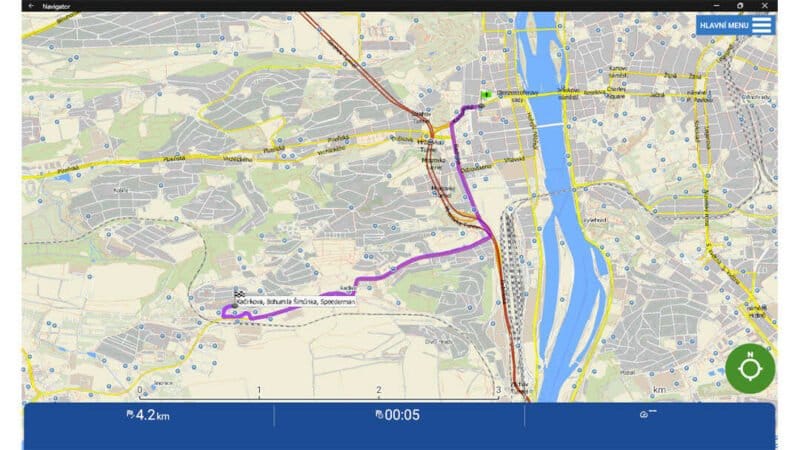 navigace GPS MapFactor Navigator Android Windows 11