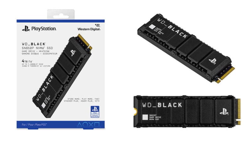 SSD disk WD_BLACK SN850P NVMe SSD pro konzole PS5 cena