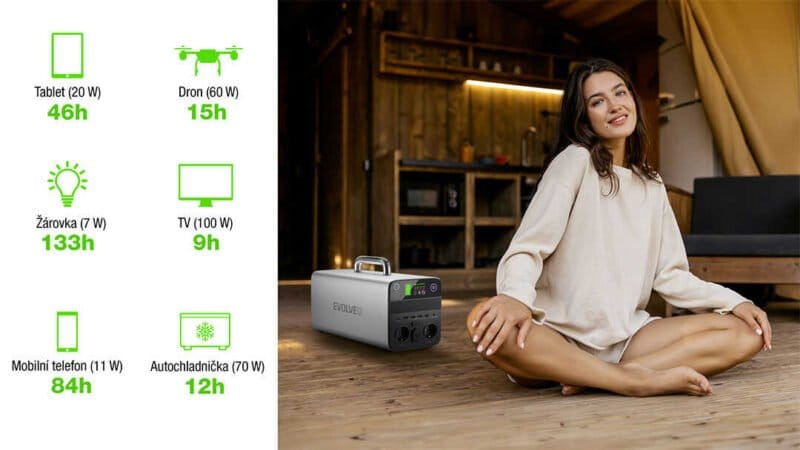 nabíjecí stanice EVOLVEO PowerCharge 500 1000 cena