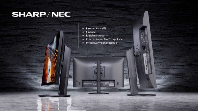 dokovací monitor Sharp NEC E244FL E274FL cena