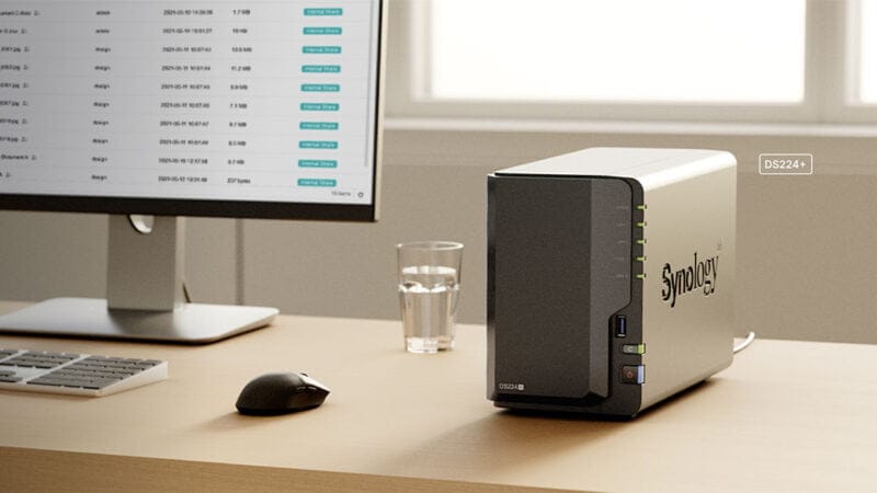 kompaktní úložiště Synology DiskStation DS124 DS224+ cena