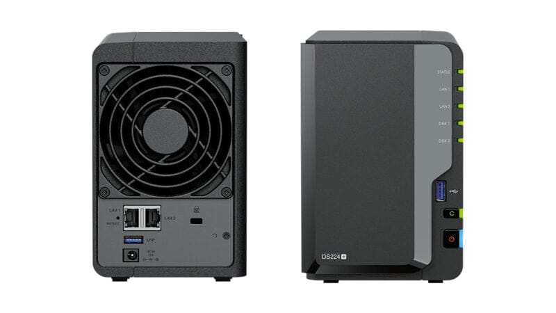 kompaktní úložiště Synology DiskStation DS124 DS224+ cena