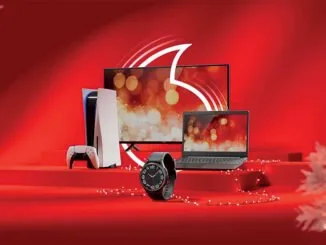 Vodafone Vánoce 2023 kampaň sleva akce elektronika notebook televize hodinky tarif