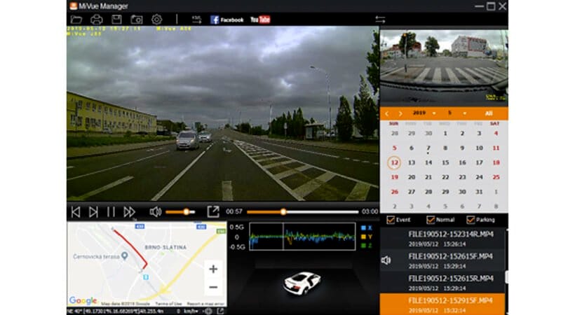 autokamera Mio MiVue 803 WiFi GPS specifikace cena manažer