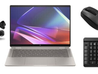 HP CES 2024 monitor Series 5, notebook Spectre x360 klávesnice 960 430 myš 690 specifikace cena