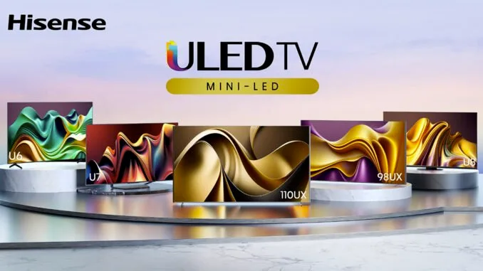 Hisense OLED ULED, Mini LED TV televize CES 2024 specifikace cena