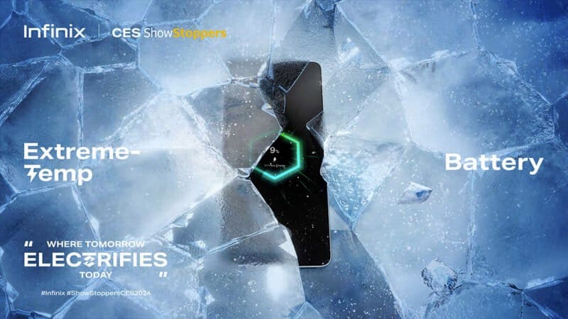 Infinix CES 2024 technologie inovace Extreme-Temp Battery