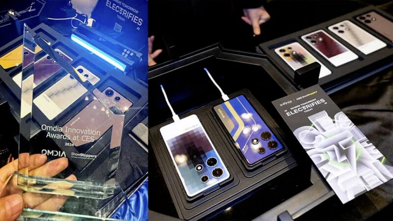 Infinix CES 2024 technologie inovace Color Shift Technology