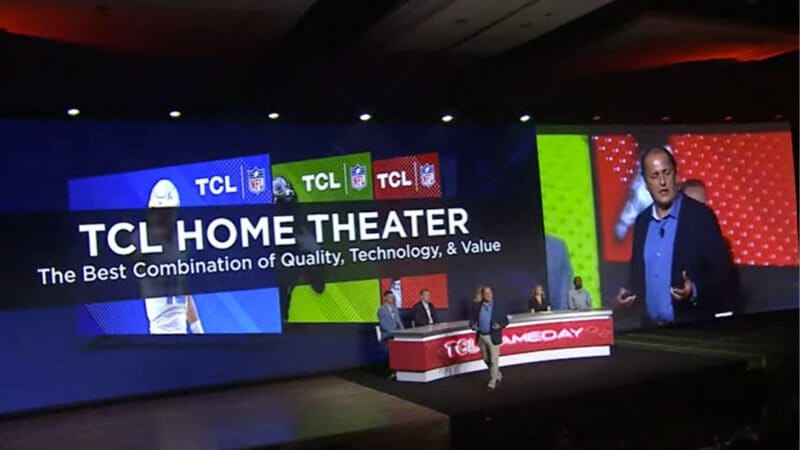 televizor TCL Mini LED TV 115 palců inch CES 2024 inovace