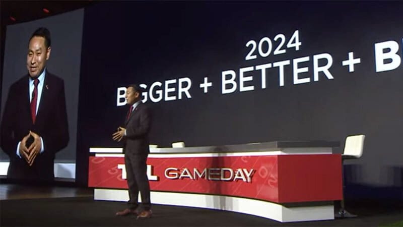 televizor TCL Mini LED TV 115 palců inch CES 2024 inovace