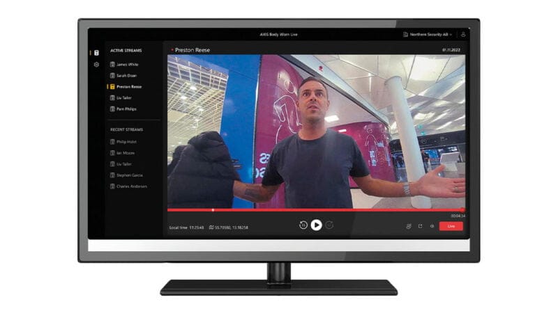 nositelná kamera Axis W10 specifikace barva cena