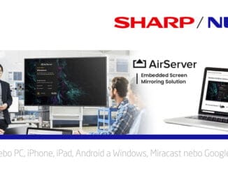 NEC MultiSync M981 velkoformátový displej včetně vestavěného zrcadlení obrazovky AirServer specifikace cena