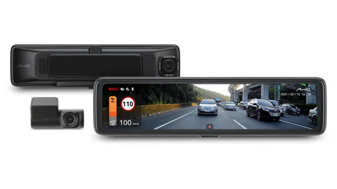 MIO zrcátková autokamera Mivue R850T specifikace cena