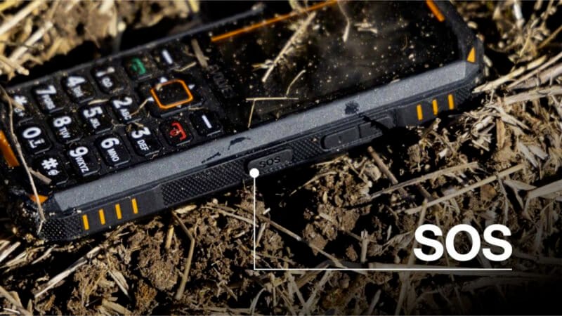 odolný tlačítkový telefon EVOLVEO StrongPhone X5 SOS specifikace cena