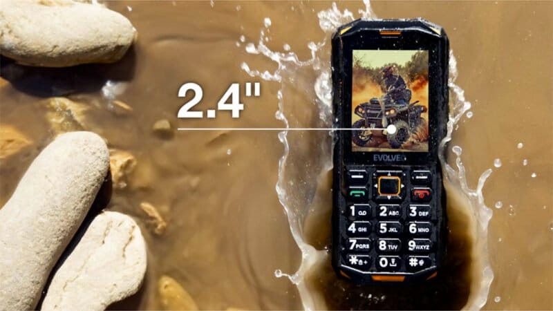 odolný tlačítkový telefon EVOLVEO StrongPhone X5 SOS specifikace cena