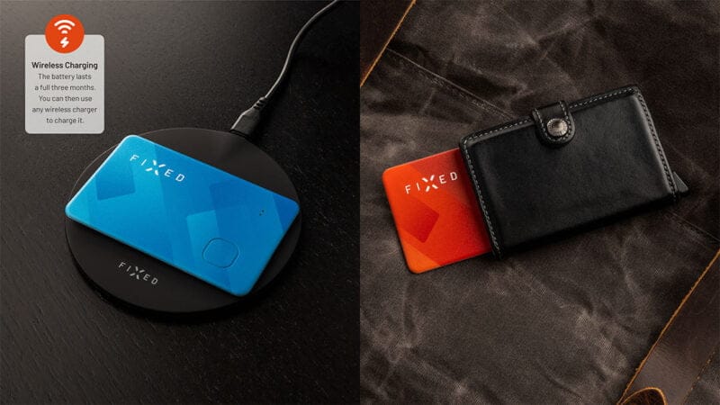 FIXED Tag Card ztráta krádež nabíjení hledání věcí lokátor zloděj