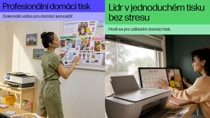 nové tiskárny multifunkce inkjet laserjet inkoustové laserové novinky 2024 cena specifikace tisková konference HP
