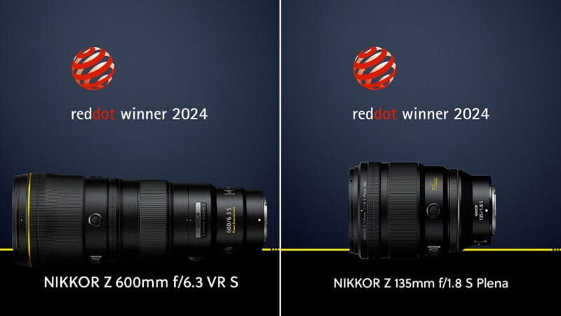Nikon Red Dot Award objektivy