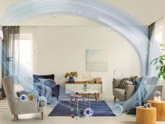 Panasonic nanoe X technologie čištění vzduchu alergie nanočástice astma statistika výzkum