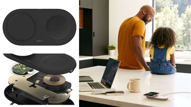 Belkin BoostCharge Pro 2 in 1 specifikace cena nabíjení bezdrátové podložka iPhone AirPods Qi2