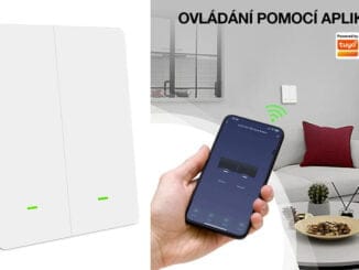chytrý vypínač Evolveo Single Switch Dual Switch, digitální domácnost, specifikace, cena