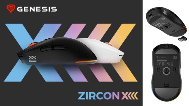 herní nastavitelná myš Genesis Zircon XIII specifikace cena