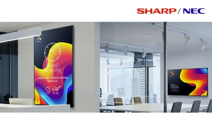 Sharp NEC MultiSync ME S2 nová generace displejů. Specifikace cena
