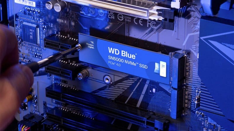 Nový SSD disk Western Digital WD Blue SN5000 NVMe 4 GB specifikace cena