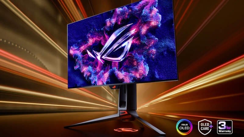 ASUS ROG Gamescom 2024 monitor ROG Swift OLED PG27AQDP