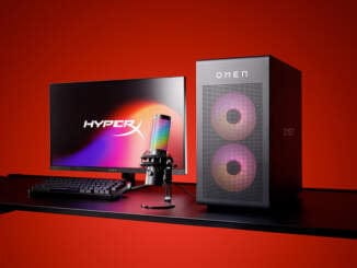 HP Gamescom 2024 herní počítač klávesnice mikrofon, OMEN, HyperX