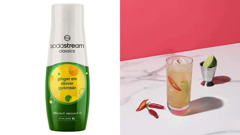 SodaStream, příchutě, novinky, cena, Ginger Ale, Cola-pomeranč, koktejl