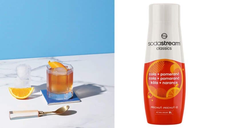SodaStream, příchutě, novinky, cena, Ginger Ale, Cola-pomeranč, koktejl
