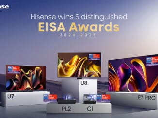 Hisense, televize projektor ocenění EISA 2024 2025
