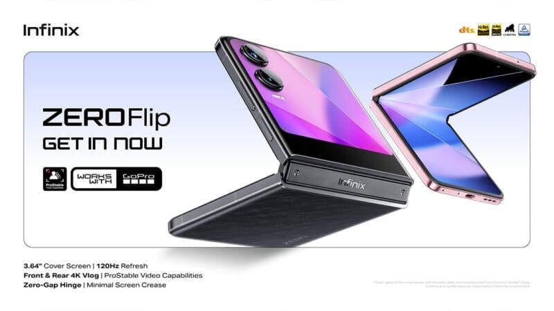 skládací mobilní telefon Infinix ZERO Flip specifikace cena