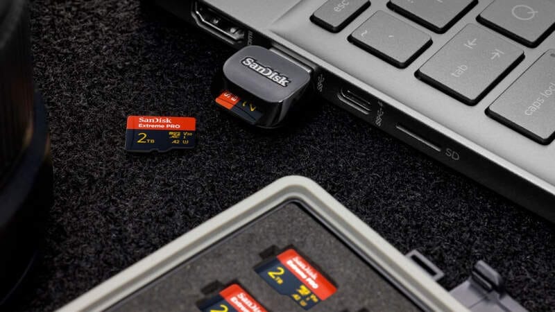 2TB paměťová karta SanDisk Extreme PRO® SDXC